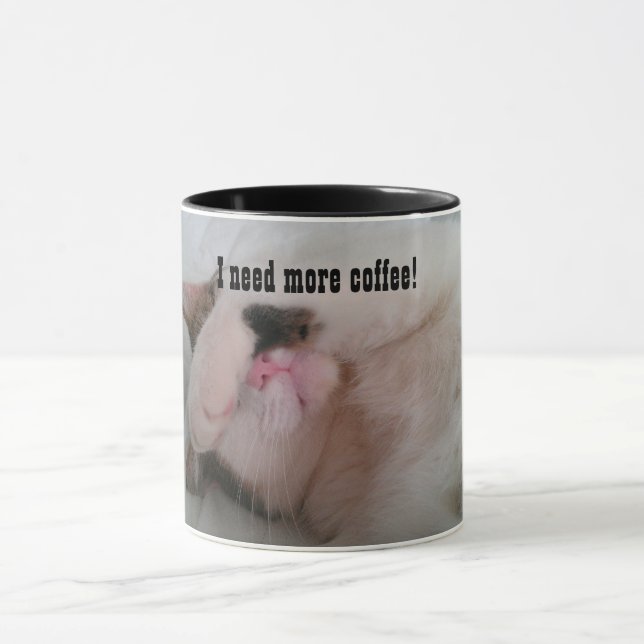 Taza Más gato del café (Centro)