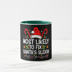 Taza Más Probable De Arreglar El Trineo De Santa Navida