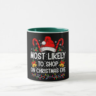 Taza Más Probable De Ir De Compras En Nochebuena Navida