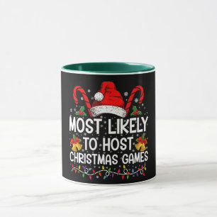 Taza Más Probable De Organizar Juegos De Navidad Famili