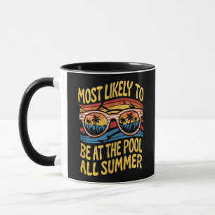 Taza Más Probable Que Esté En La Piscina Todo El Verano