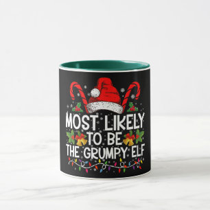 Taza Más Probable Que Sea El Elfo Gruñón Divertida Navi