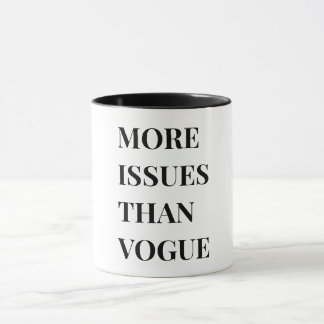 Taza Más problemas que vogue