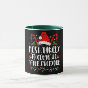 Taza Más Propenso a Limpiar Después de Todos la Navidad