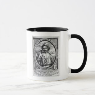 Taza Masaniello, grabado por Petrus de Iode