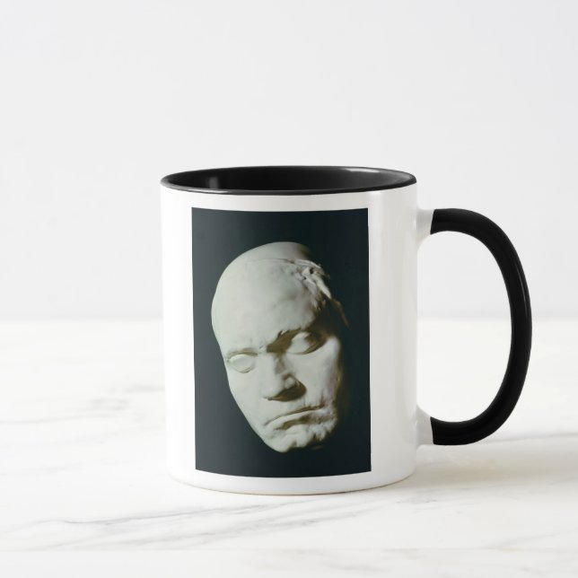 Taza Máscara de Beethoven, tomada a partir de vida a la (Derecha)