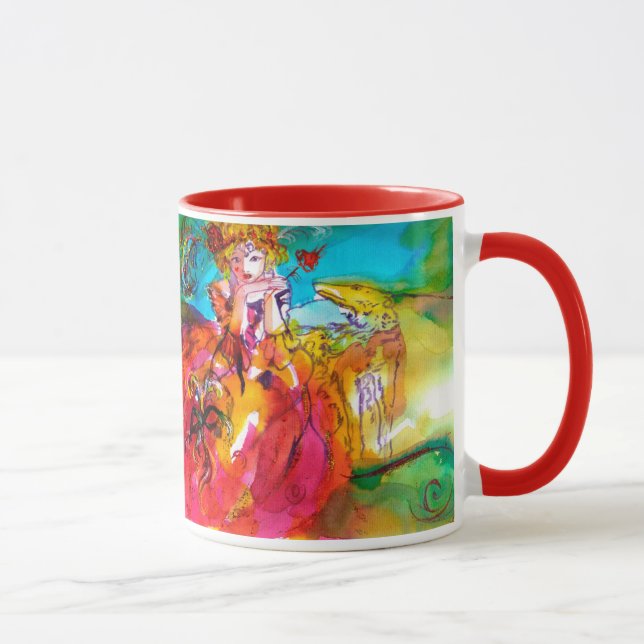 Taza Máscara de Carnaval veneciana de MIRANDOLINA (Derecha)