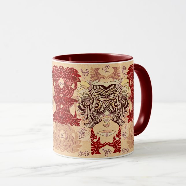 Taza Máscara de Jackalope: El auto retrato de Alicia (Anverso derecho)
