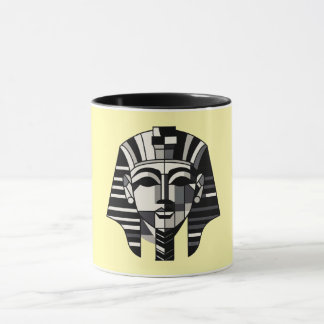 Taza Máscara de Tutankamon poligonal