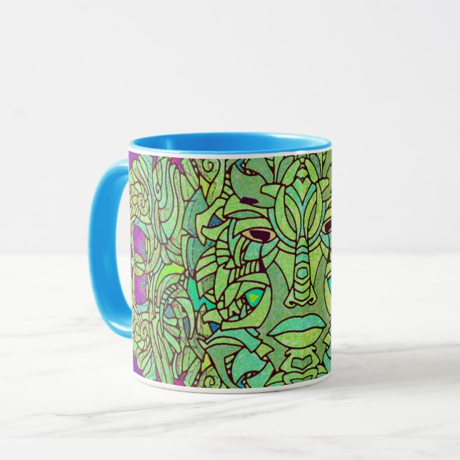 Taza Máscara de Viriditas (Anverso izquierdo)