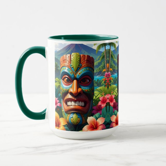 Taza Máscara Tiki (Izquierda)