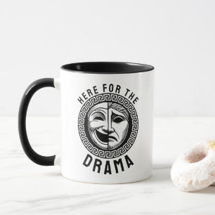 Taza Máscaras del teatro griego antiguo