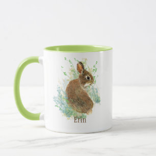 Taza Mascota de conejo conejo lindo nombre personalizad