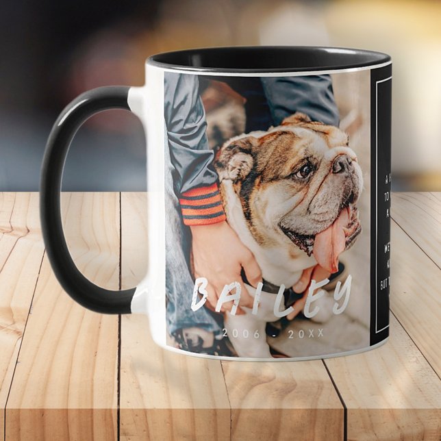 Taza Mascota Memorial Moderno Recuerdo poema (Subido por el creador)