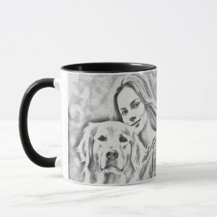Taza Mascota Perro Elegante Personalizado moderno foto 