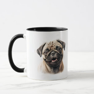 Taza Mascota Simple y Moderno Nombre y foto de la tipog