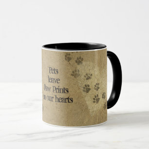 Taza Mascotas dejan huellas de pata en nuestros corazon