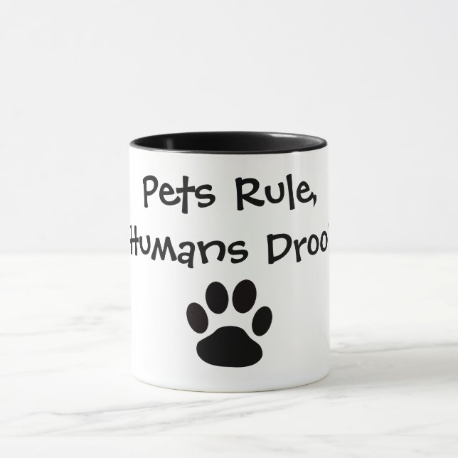 Taza Mascotas gobiernan Mug (Centro)