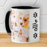 Taza Mascotas Personalizado simple moderno 6 imágenes C<br><div class="desc">Este diseño sencillo y moderno se compone de tipografía sans serif. Añadir foto de mascota personalizado.</div>