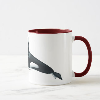 Taza masculina del campanero de la orca