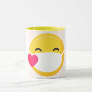 Taza Mask Emoji Mug