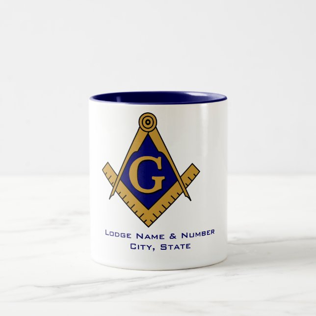 Taza masónica de la casa de campo del estilo (Centro)