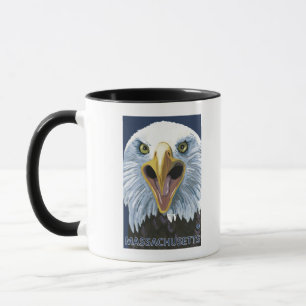 Taza MassachusettsEagle Arriba cerca