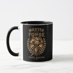 Taza Master of the Forge Blacksmith Anvil & Hammer Coff