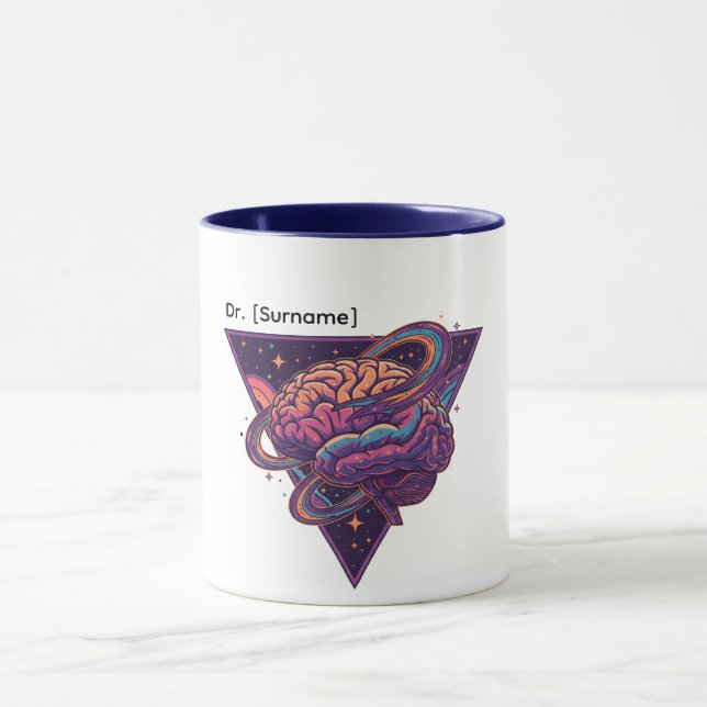 Taza Master of the Mind - Personalized Dr. [Name] Mug (Centro)
