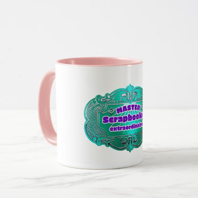 Taza "Master Scrapbooker Extraordinaire" (Anverso izquierdo)