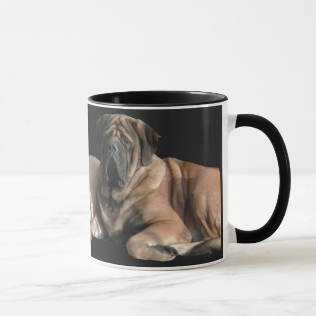 Taza Mastiff beste Freunde (Derecha)