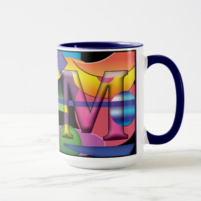 Taza Mata monogramada RM de café (Derecha)