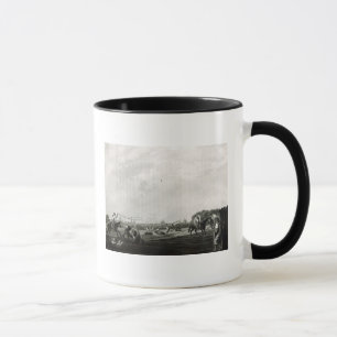 Taza Matadero del sur grabado por Maile y