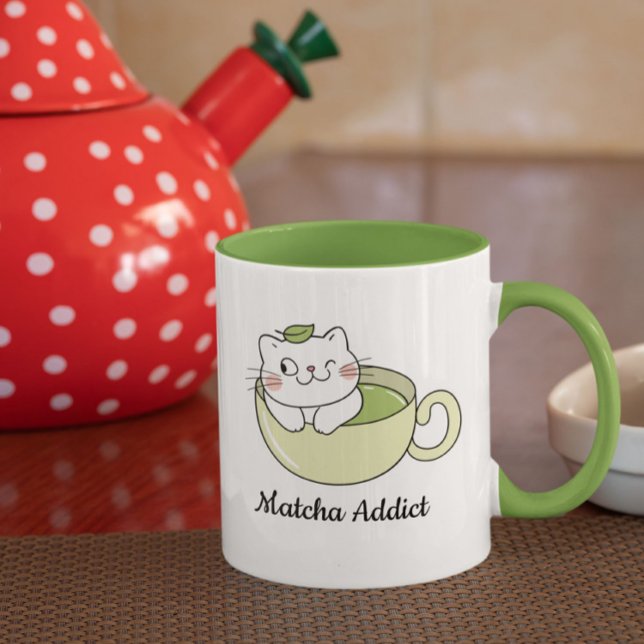 Taza Matcha Cute Cat, Matcha (Subido por el creador)