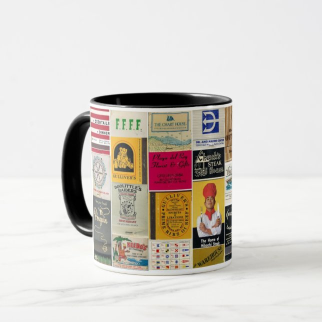 Taza Matchbooks Greater Del Rey (Playa y Marina) (Anverso izquierdo)