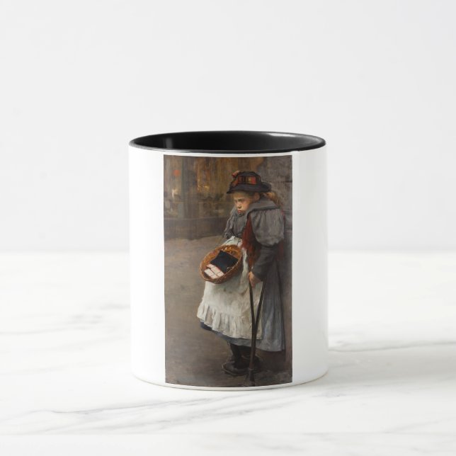 Taza Matchstick Chica Pobre Calle Urchin Pobreza Urbana (Centro)