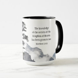 Taza Mateo 13:11 Secretos del Reino del Cielo