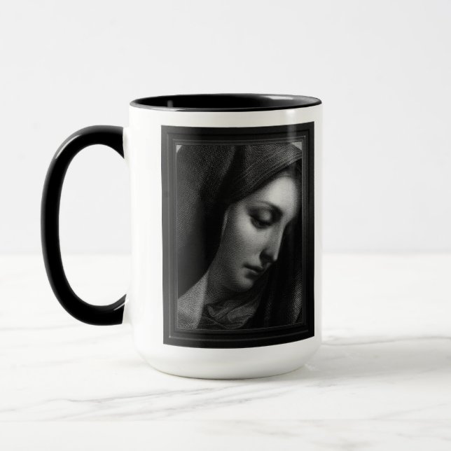 Taza Mater Dolorosa Engraving por Carlo Dolci (Izquierda)