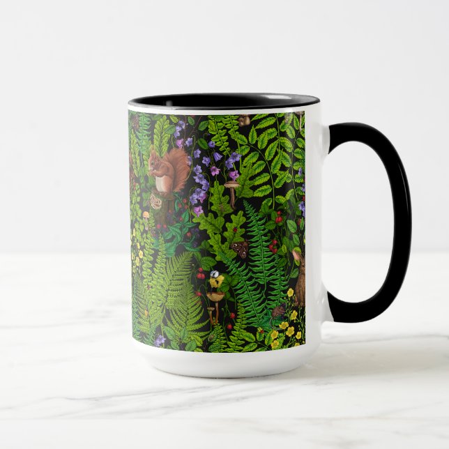 Taza Materiales y plantas de madera (Derecha)