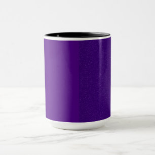 Taza Matte + ruido Split Purple Coffee Mug - Personaliz