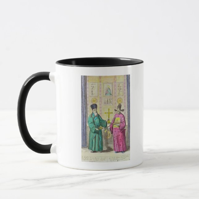 Taza Matteo Ricci y otro cristiano (Izquierda)