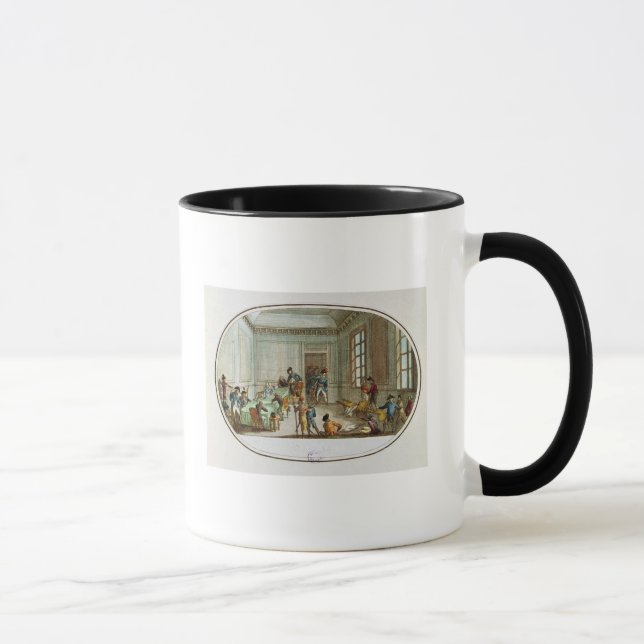Taza Maximiliano de Robespierre herido (Derecha)