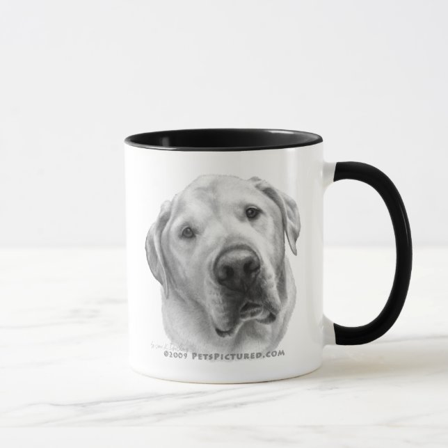 Taza Maxwell, mezcla del Laboratorio-Pitbull (Derecha)