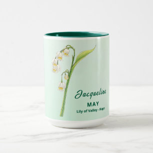 Taza May Birth Month Flower Coffee Mug