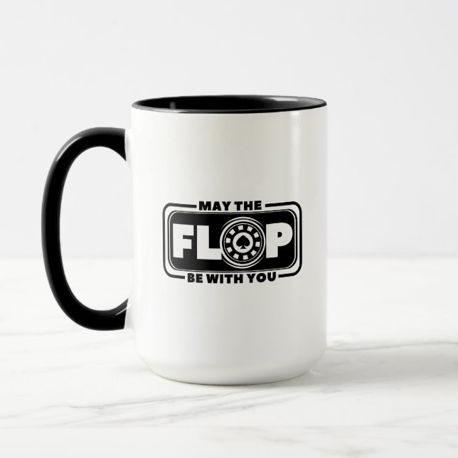 Taza May the Flop Be With You - poker et cinéma (Izquierda)
