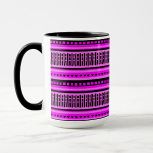 Taza MAZIPOODLES Patrón de punto de cinta rayada 002 B