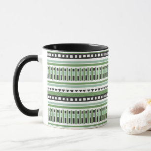 Taza MAZIPOODLES Patrón de punto rayado acanalado 191 B