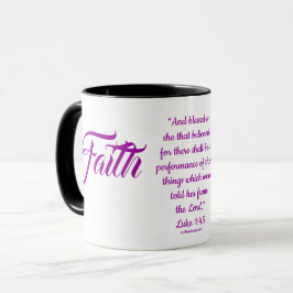 Taza MDILLONDESIGNS.COM Mujer de #FAITH Mugs