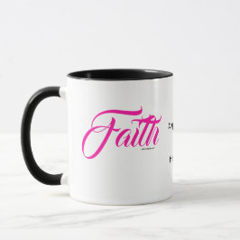 Taza MDILLONDESIGNS.COM presenta #FAITH
