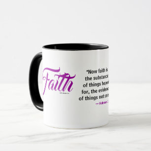 Taza MDILLONDESIGNS.COM presenta #FAITH Scripting